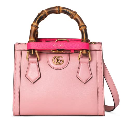 gucci abbey tote pink|gucci mini diana tote.